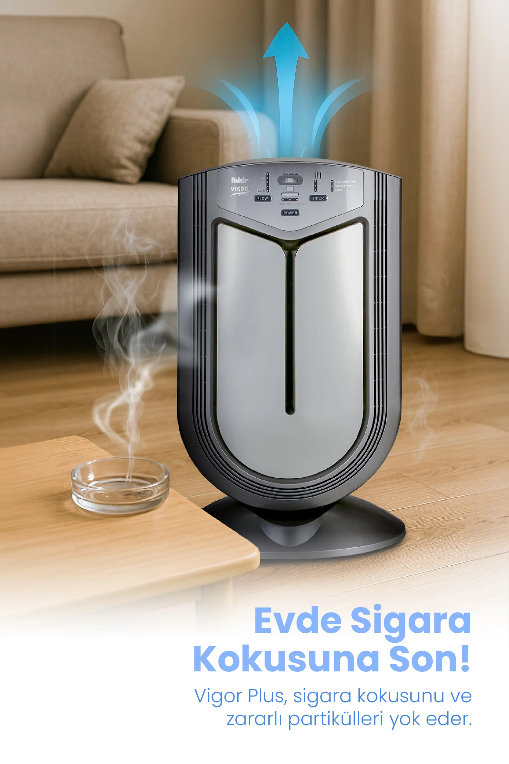 Fakir Vigor Plus İyonik Hava Temizleyici - Görsel 3