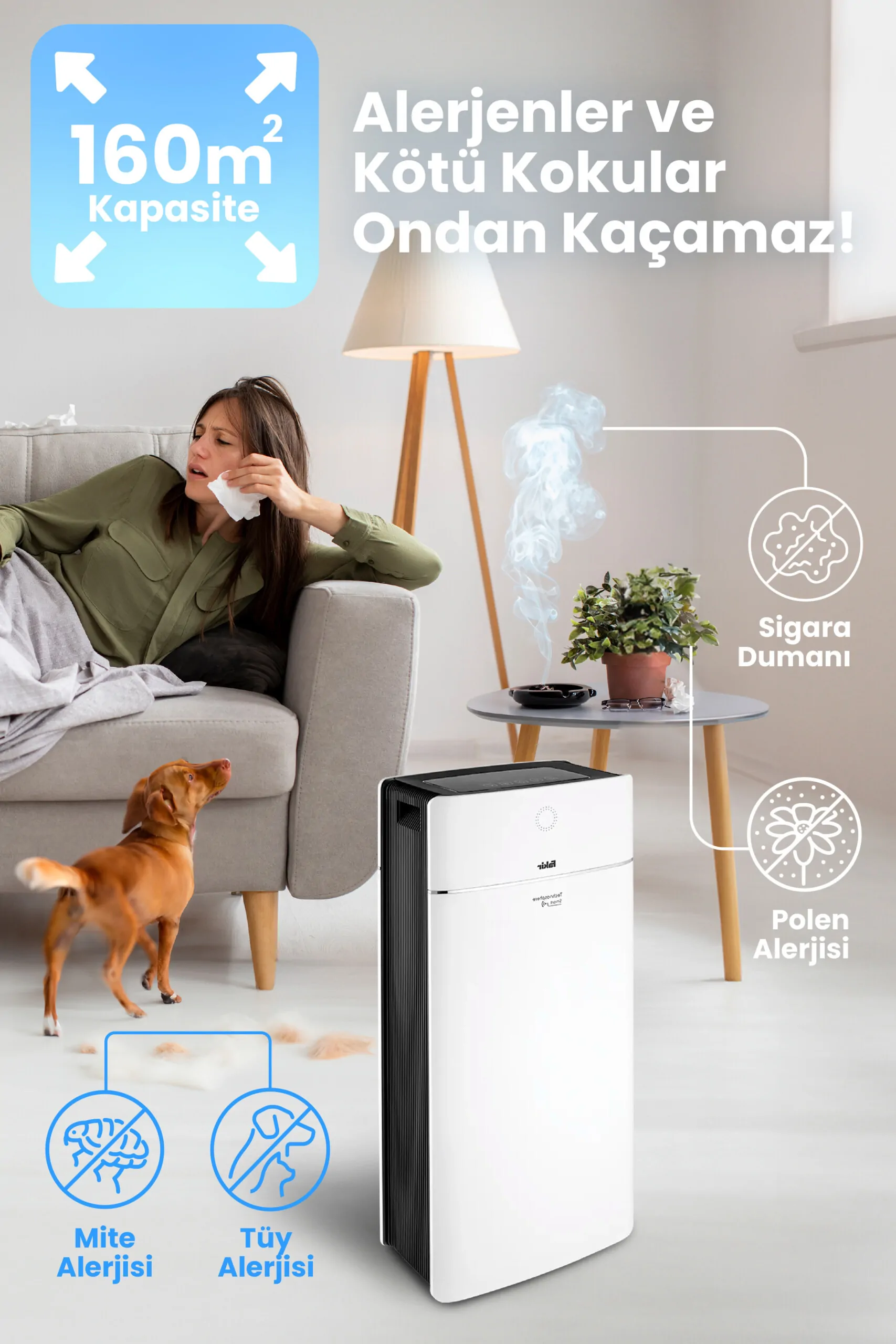 Fakir Technosphere Smart Hava Temizleyici - Görsel 3