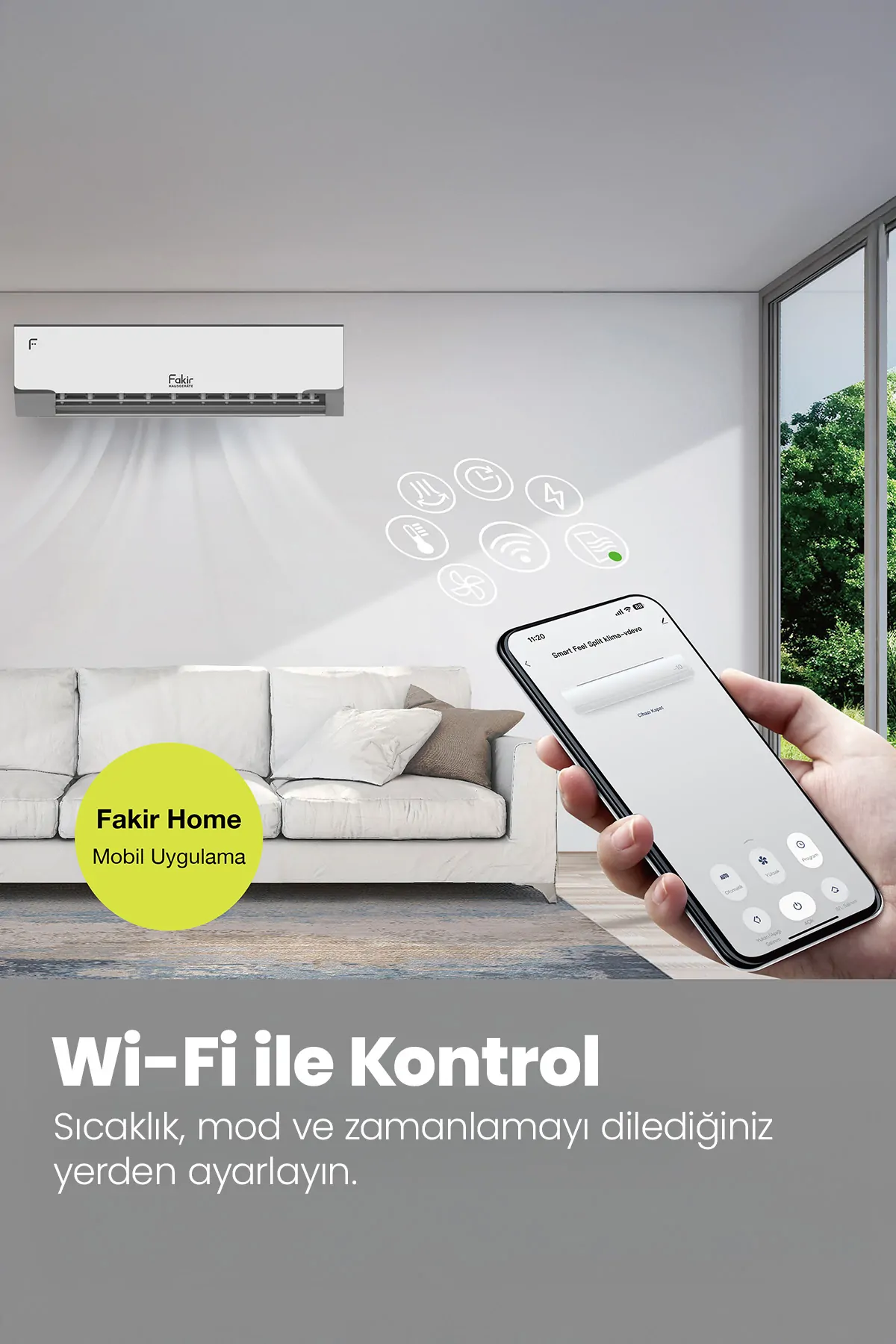 Fakir Smart Feel 9000 Btu Klima - Görsel 8